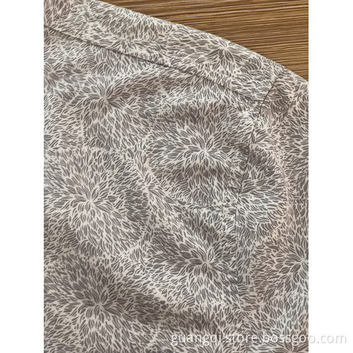 Custom 100% cotton short sleeve shirt